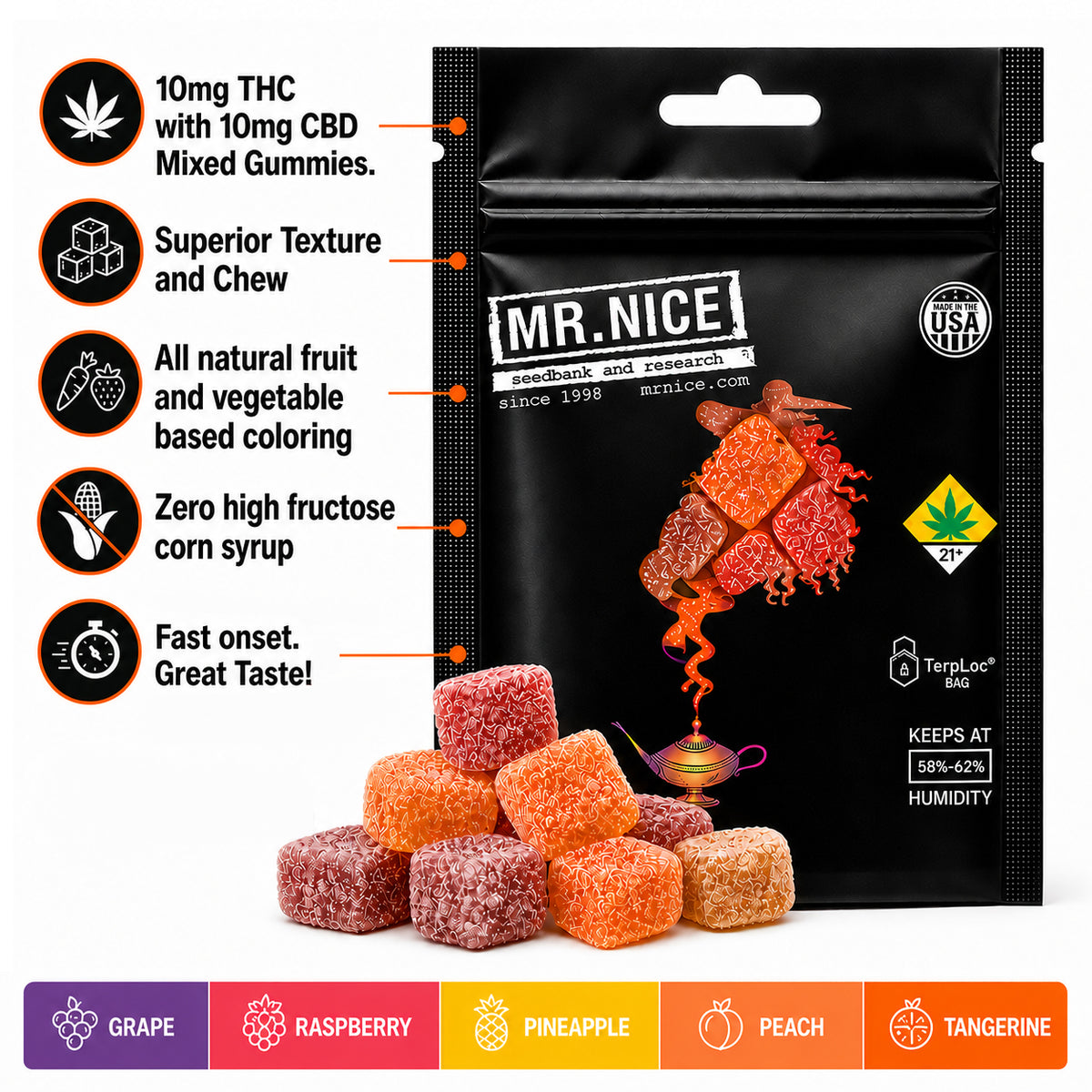 Mr. Nice Mixed Gummy Pack